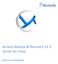 Acronis Backup & Recovery 11.5 Server for Linux. Guía de instalación