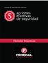 Consejos de seguridad para empresas. 5 acciones. efectivas de seguridad. División Empresas