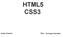 HTML5 CSS3. Andrés Pastorini. TRIA Tecnólogo Informático