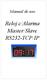 Manual de uso. Reloj c/alarma Master/Slave RS232-TCP/IP
