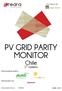 Con el apoyo de: PV GRID PARITY MONITOR. Chile. 1 er número. Patrocinadores platino: Patrocinador oro: