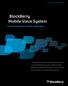 BlackBerry Mobile Voice System