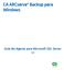 CA ARCserve Backup para Windows