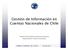 Gestión de Información en Cuentas Nacionales de Chile
