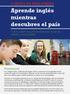Aprende inglés mientras descubres el país