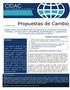 Propuestas de Cambio. Rodrigo Centeno y Rafael Ch. Resumen. Noviembre 2009