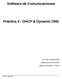 Software de Comunicaciones. Práctica 4 - DHCP & Dynamic DNS