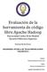 Evaluación de la herramienta de código libre Apache Hadoop Universidad Carlos III de Madrid Escuela Politécnica Superior
