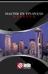 MASTER EN FINANZAS W E E K E N D