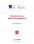 Diplomado en Retail Management