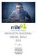 PROPUESTA NACIONAL ONLINE Mile2 2015. Alejandro Reynosa Regional Manager Tel. (55) 3427 2498 alejandro@mile2.com www.mile2.com
