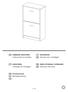 ES ARMARIO ZAPATERO Instrucciones de montaje MT Istruzioni per il montaggio. SHOE STORAGE CUPBOARD Assembly instruction
