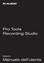 Pro Tools Recording Studio. Italiano Manuale dell utente