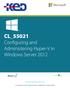 CL_55021 Configuring and Administering Hyper-V in Windows Server 2012