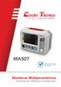 MA507. Monitores Multiparamétricos Tecnología de calidad para el diagnóstico. Fabrica Argentina de Equipamiento Hospitalario