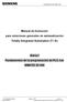 Manual de formación para soluciones generales en automatización Totally Integrated Automation (T I A)