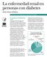 La enfermedad renal en personas con diabetes