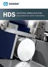 HDS HORIZONTAL SAWING SOLUTIONS SOLUCIONES DE CORTE HORIZONTAL