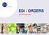 EDI - ORDERS. GS1 El Salvador