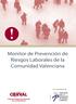 Monitor de Prevención de Riesgos Laborales de la Comunidad Valenciana