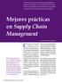 Mejores prácticas en Supply Chain Management. académico o empresarial
