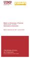Máster en Economía y Finanzas Segunda edición. 120 ECTS. Doctorado en Economía. Madrid, septiembre de 2007 junio de 2009