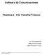 Software de Comunicaciones. Práctica 2 - File Transfer Protocol