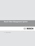 Bosch Video Management System. es Manual de configuración