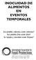 INOCUIDAD DE ALIMENTOS EN EVENTOS TEMPORALES
