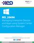 MS_20696 Managing Enterprise Devices and Apps using System Center Configuration Manager