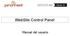 WebSite Control Panel. Manual del usuario