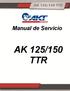 Manual de Servicio AK 125/150 TTR
