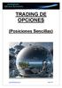 TRADING DE OPCIONES (Posiciones Sencillas)