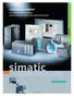 Controladores SIMATIC La solución innovadora para todas las tareas de automatización. Folleto Abril 2007