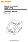 Manual de comandos SRP-275 Impresora Matricial Rev. 1.04