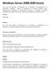 Windows Server 2008 (600 horas)