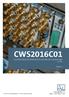 CWS2016C01 MULTIPLEXOR/DEMULTIPLEXOR ÓPTICO DE DIECISEIS CANALES PARA CWDM. Versión 1.0. Albalá Ingenieros, S.A. Medea, 4-28037 Madrid - España
