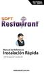 Manual de Referencia. Instalación Rápida. Soft Restaurant versión 8.0. nationalsoft.com.mx