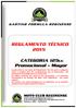 REGLAMENTO TÉCNICO 2015