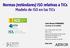 Normas (estándares) ISO relativas a TICs Modelo de ISO en las TICs