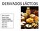 DERIVADOS LÁCTEOS. Idoia Campos Laura Civera Sandra Córdoba Esperanza Del Amo Aida Díaz Alba Díaz Sara Ferri