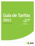 Guía de Tarifas 2015 Edición marzo 2015