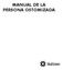 Manual de la Persona Ostomizada