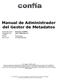 Manual de Administrador del Gestor de Metadatos