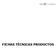 FICHAS TÉCNICAS PRODUCTOS