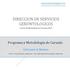 DIRECCION DE SERVICIOS GERONTOLOGICOS