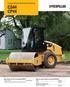 CS44 CP44. Compactadores de Suelos Vibratorios. Cumple con la fase IIIA de la Directiva de la UE. Masa en orden de trabajo con cabina ROPS/FOPS