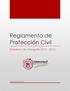 Reglamento de Protección Civil. Gobierno de Atenguillo 2012-2015
