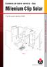 Calderas de doble servicio - Gas. Milenium Clip Solar. Tarifa post-venta 2009. Calderas de doble servicio - Gas: Milenium Clip Solar.