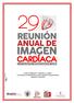 2015 29 REUNIÓN ANUAL DE IMAGEN CARDÍACA